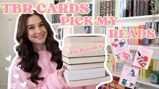 TBR CARDS PICK MY AUGUST READS  ️ ‍️