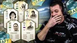 5 ICON DANS LA MEME DRAFT - FIFA19