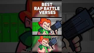 PICO BEST RAP BATTLE VERSES #rapbattle #fridaynightfunkin #fnf #helluvaboss #pico