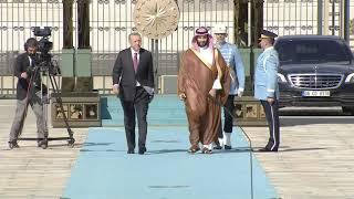 أردوغان يستقبل الأمير محمد بن سلمان في تركيا