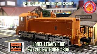 Lionel Legacy EJ&E SW1200 Switcher #306 - Review