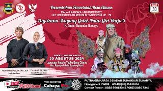 LIVE Wayang Golek Putra Giriharja3  PGH3  H.Dadan Sunandar Sunarya - Ngamprah KBB