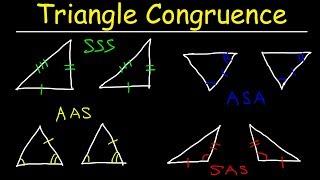 Triangle Congruence Theorems Two Column Proofs SSS SAS ASA AAS Postulates Geometry  Problems