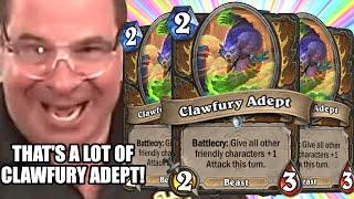 Clawfury Adept x3? Tempo Tempo  Druid Arena  Hearthstone