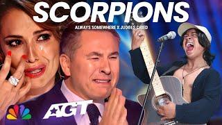 All the judges cried  when they heard Scorpions Song with the most amazing voice in America Stage