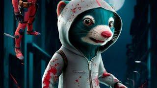 Adorable Ferret Mows Lawn and Stages Epic Blood Battle Neighbors Call the Cops #cartoon #horror