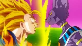 SSJ3 Goku Vs Beerus  DBZ Battle Of Gods