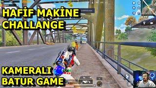 HAFİF MAKİNA CHALLANGE  KAMERALI BATUR  SOLO VS SQUAD PUBG MOBİLE