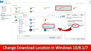 How to Change Download Location in Windows 1110