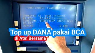 Cara Top up DANA pakai BCA di Atm Bersama