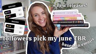 instagram blindly picks my June TBR with emojis 