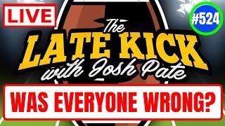 Late Kick Live Ep 524 CFB’s Big What-Ifs  Alabama’s Surge  TV Analyst Bias  Venables OU Contract