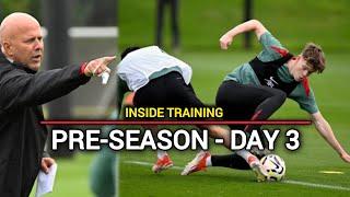 Liverpool Inside Training  Arne Slot leads team training  high intensity Tactical & goals