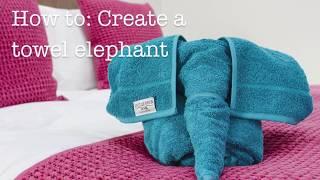 How To Make a Towel Elephant Step-By-Step Tutorial