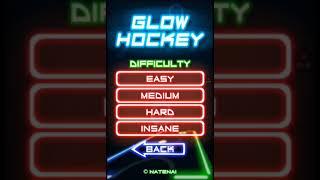 I play glow hockey