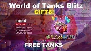 World of Tanks Blitz GIFTS - FREE Tanks for Playing WoT Blitz Rewards for 1 3 7 and 10 YEARS