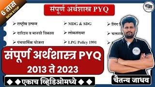 संपूर्ण अर्थशास्त्र PYQ 2013 ते 2023  राज्यसेवा पूर्व परीक्षा  Complete Economics PYQ Abhyas mitra