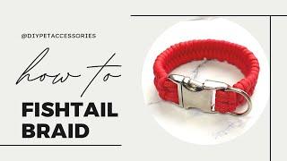 Fishtail Braid Dog Collar  Full How-To Tutorial