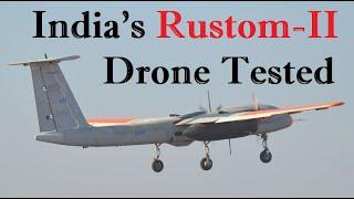 Indias Rustom-II Drone Flight-Tested For Eight Hours At 16000 Feet  Indian UAV  Surgical Strike