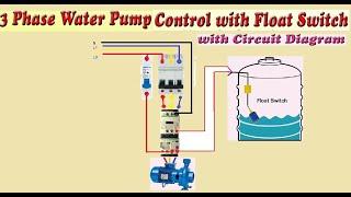 3 Phase water Pump Control With Float Switch  in UrduHindi