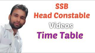 About SSB Head Constable 2021 Videos  Rajneesh Kumar