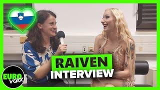  RAIVEN - VERONIKA INTERVIEW  Slovenia Eurovision 2024