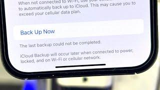 iPhone wont backup to iCloud? Heres 2 fixes