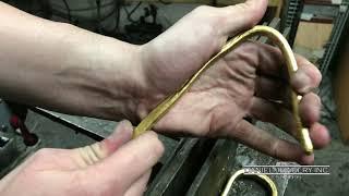 How Soft is 24k Gold? Look how Daniel Jewelry inc Bends Thick Gauge rods like if they were Rubber