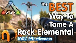 Ark The BEST Way To Tame A ROCK ELEMENTAL GOLEM Final Perfection #ARK