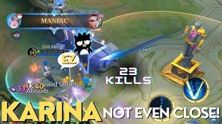 23 KILLS KARINA CARRY MONTAGE  MLBB  By @SastaMLBB