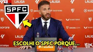 OLHA OQUE SERGIO RAMOS FALOU APÓS ACERTO COM SÃO PAULO NOTICIAS DO SÃO PAULO