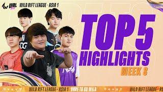 TOP 5  Wild Rift League-Asia  Week 8