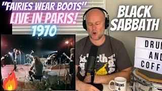 Drum Teacher Reacts BLACK SABBATH - Fairies Wear Boots - Live in Paris 1970