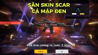 FREE FIRE Nạp kim cương săn scar cá mập đen sever indo và cái kết bất ngờ