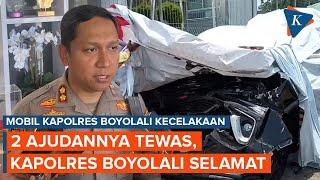 Mobil Kapolres Boyolali Kecelakaan di Tol Pemalang-Batang 2 Ajudannya Tewas