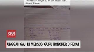 Unggah Gaji di Medsos Guru Honorer Dipecat