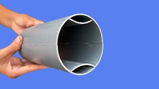 Great cement ideas from plastic pipes