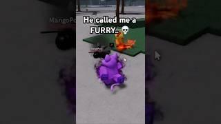 HE CALLED ME A FURRY  The Strongest Battlegrounds ROBLOX #shorts