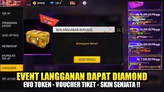 CARA MENDAPATKAN DIAMOND FF MURAH EVENT BERLANGGANAN 1ST SUBSCRIPTION FREE FIRE