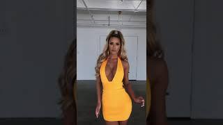 Sierra Skye Sexy Evanna Bandage Mini Dress BabybooFashion