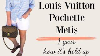 Louis Vuitton Pochette Metis 1 Year UPDATE + Whats In My Bag