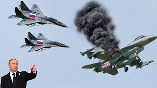 30 seconds ago 10 US F-16s entering Russian airspace were shot down by 3 MiG-29SM pilots.