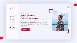 Make Professional Portfolio Website In 2 min  portfolio website html css js  portfolio website