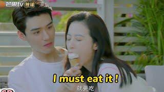 【Begin Again】Sweet ice cream kiss of cute Chinese couple【Simon Gong Jun  Zhou YuTong】