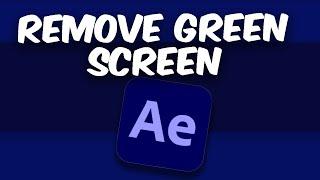 After Effects 2024 How To Remove Green Screen In After Effects