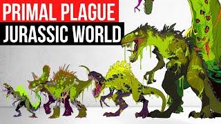 Jurassic World Dinos as Primal Plague Madness  Zombie Transformation