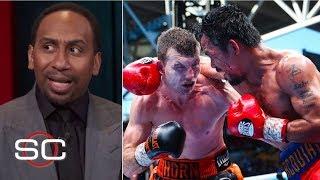 Stephen A. cant believe the judges decision on Pacquiao-Horn fight  SportsCenter  ESPN