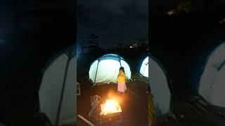 Camping Keluarga di Taman Langit Pangalengan Momen Sunrise Begitu Menawan