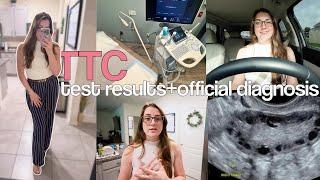 Chatty TTC Vlog  test results getting an official diagnosis + our fertility treatment plan 