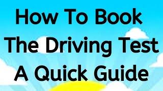 BOOK the DRIVING TEST Online - A Quick Guide @drivingtestwizard2569